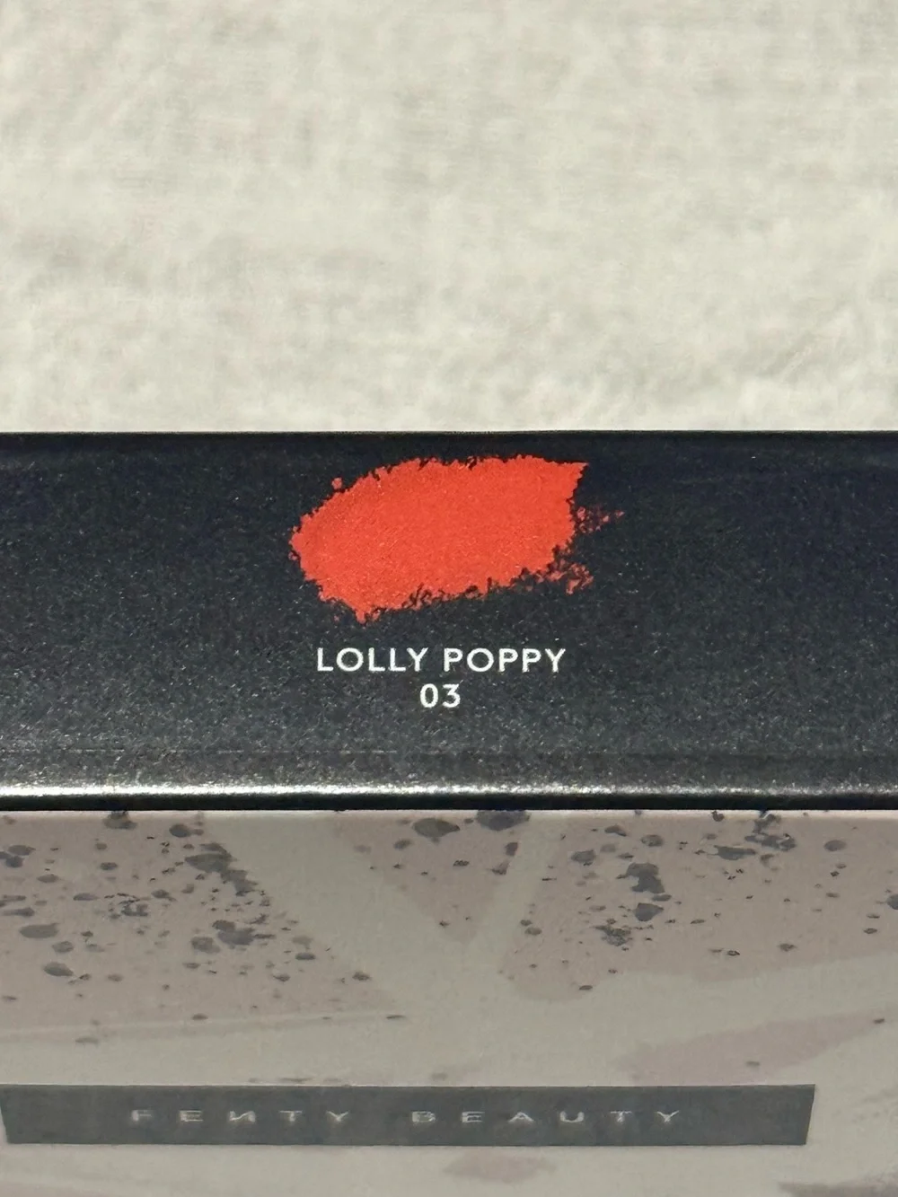 NIB Full Size FENTY CHEEKS SUEDE POWDER BLUSH  Lolly Poppy Vibrant Coral